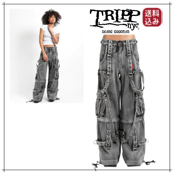 （US発/ユニセックス）TRIPP NYCデニム フルフォース パンツ