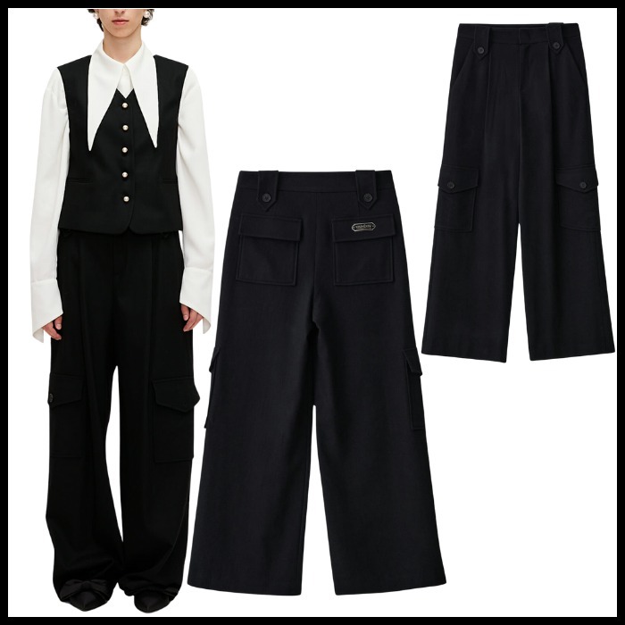 ☆PLEATED WOOL CARGO PANTS/KIMHEKIM☆