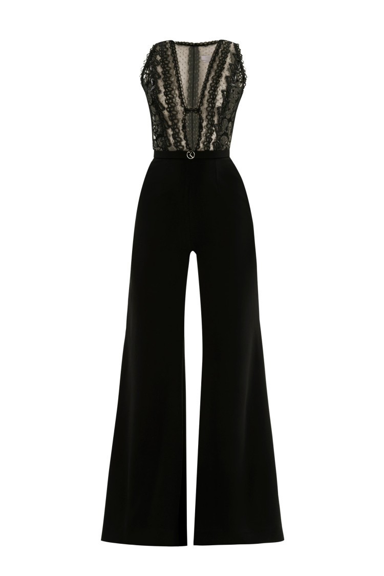 ワンピース Saiid Kobeisy Lace Jumpsuit