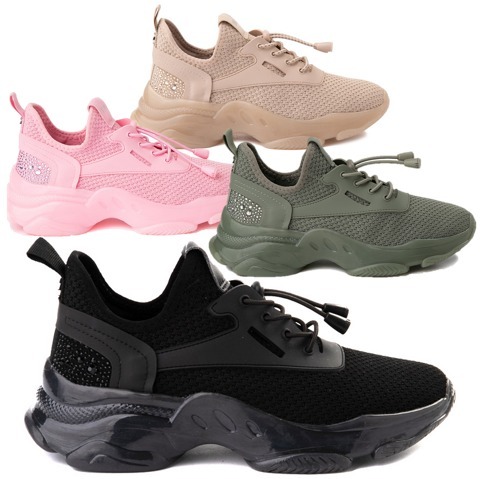 Steve Madden チャンキー厚底 ニットメッシュ ラインストーン♪