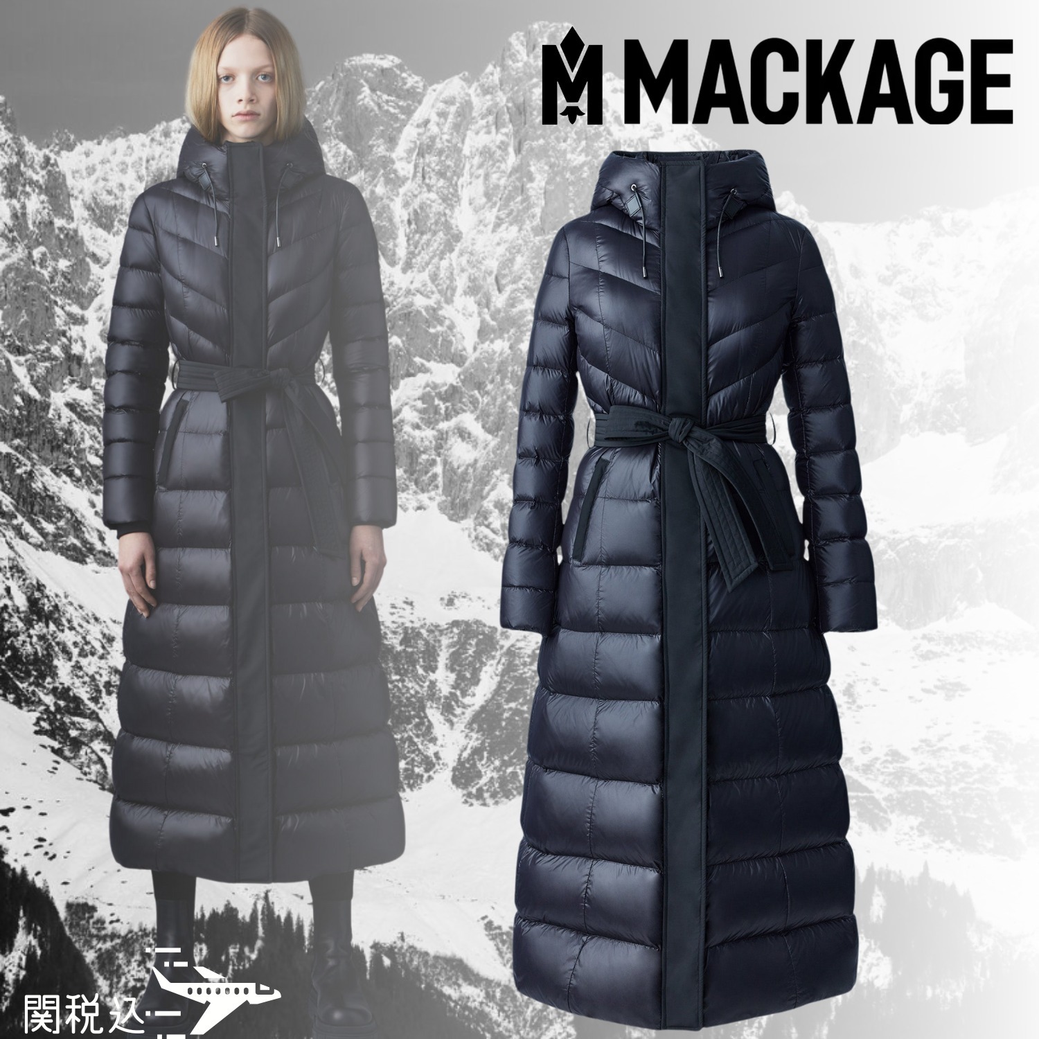 MACKAGE マッカージュ CALINA-R Down ダウン マキシコート