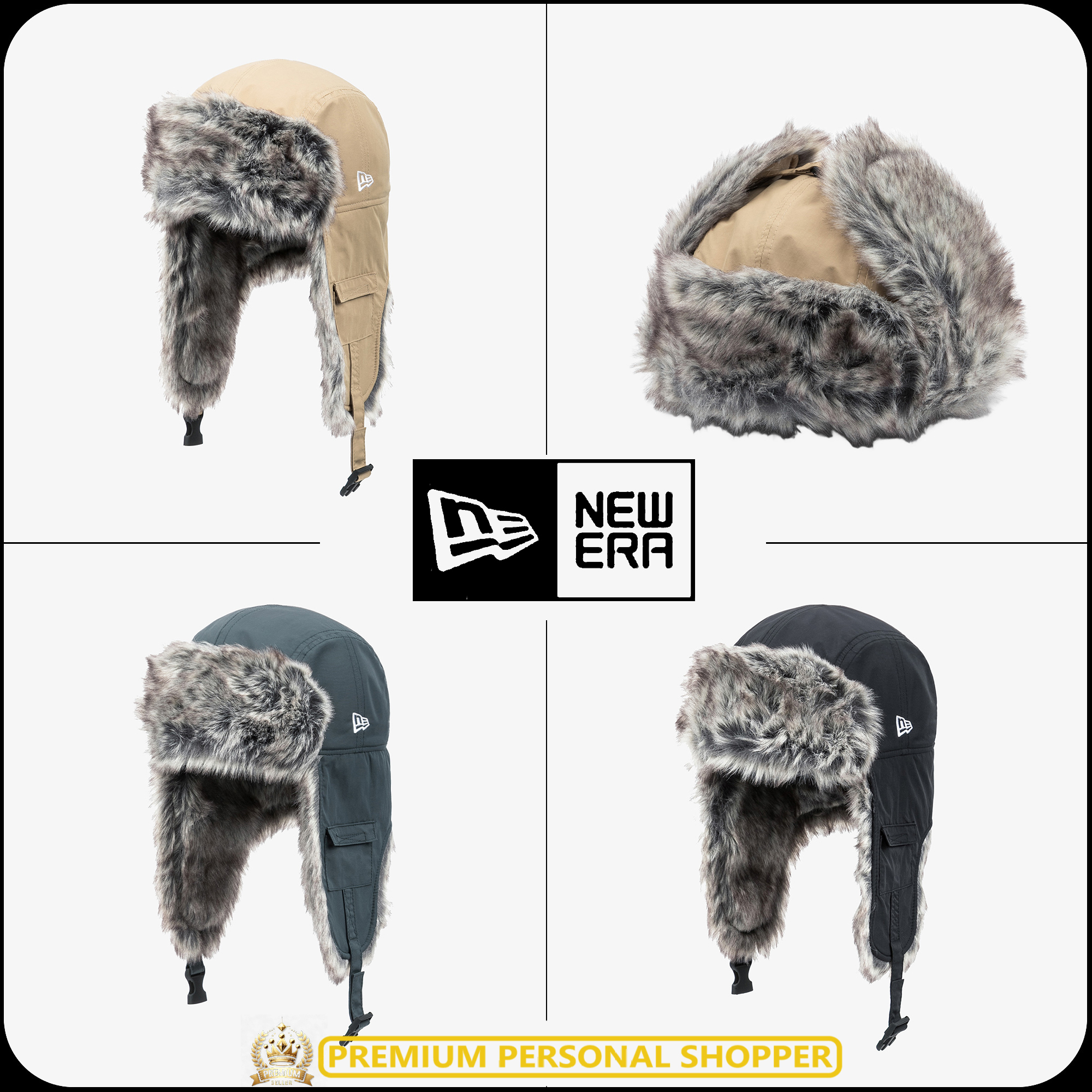 [New Era]★韓国人気★OUTDOOR FUR TRAPPER