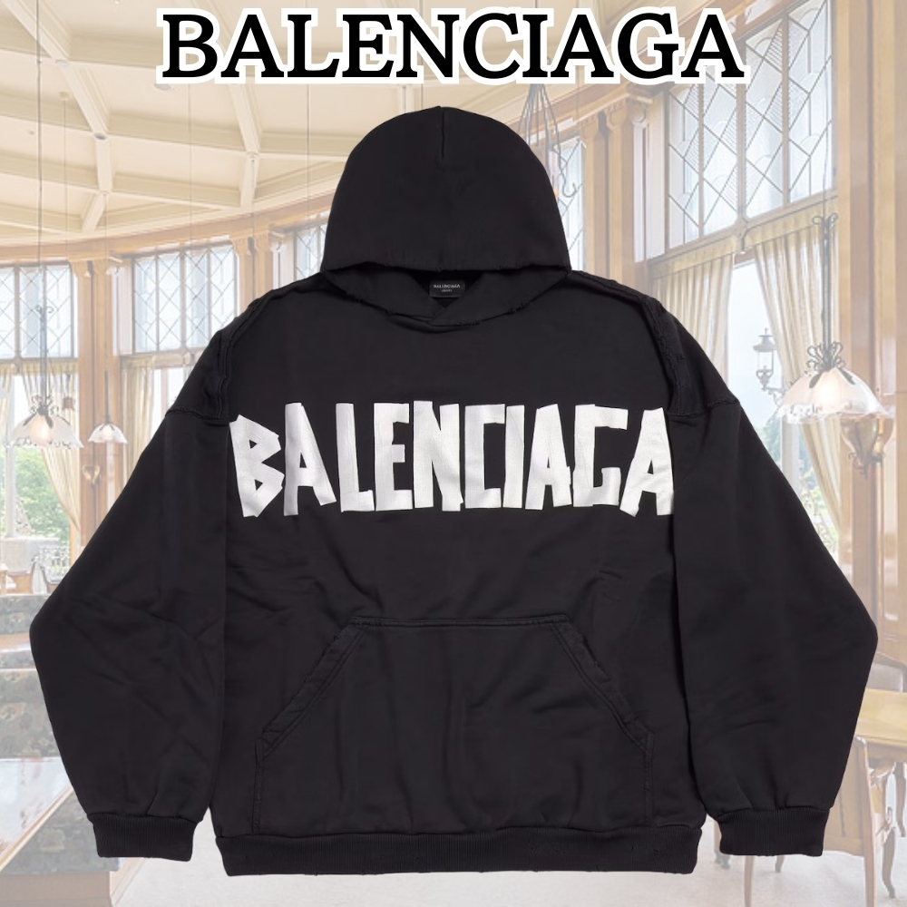 BALENCIAGA*オーラ漂う*Newテープタイプ オーバーサイズパーカー