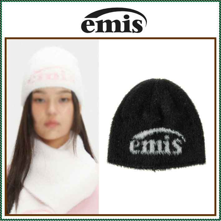 【EMIS】 NEW LOGO SHAGGY BEANIE /追跡付