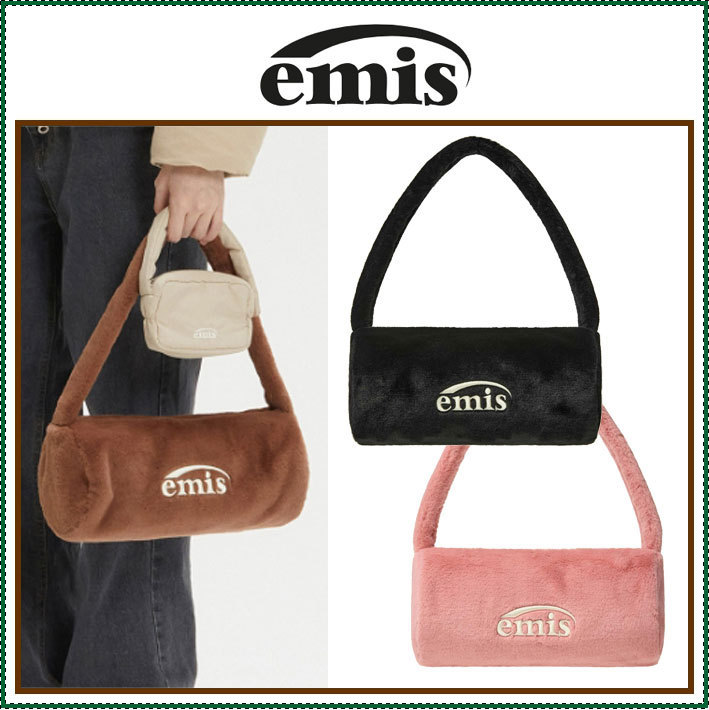 【EMIS】 FUR CYLINDER BAG /追跡付