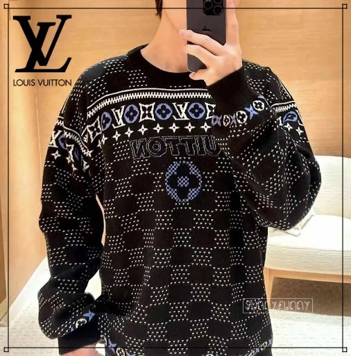 《24AW★》Louis vuitton ウールジャカードセーター