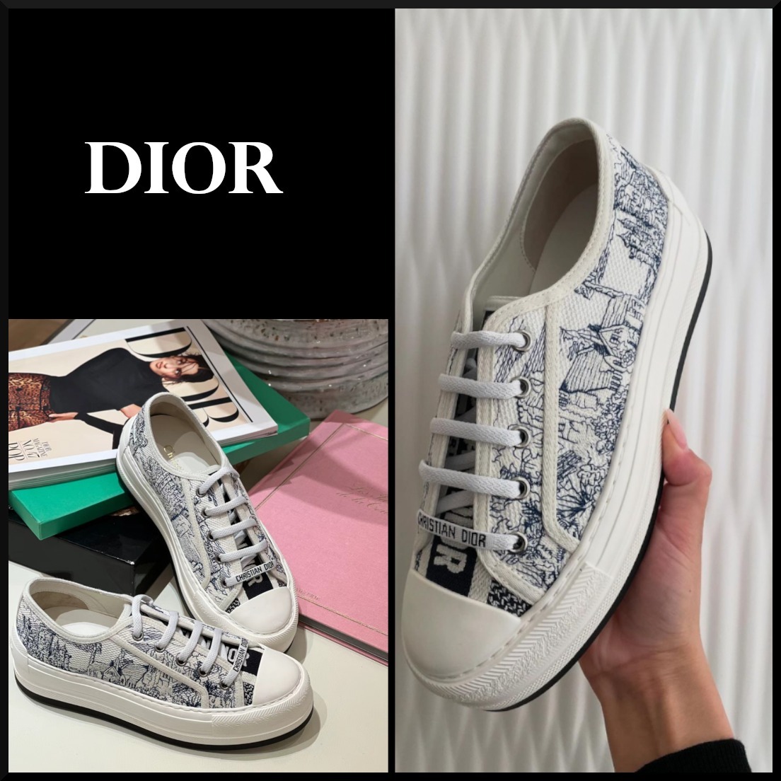 【いつものお出かけに☆】Sneaker a plateforme Walk'n'Dior
