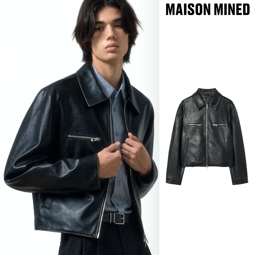 【MAISON MINED】24FW★ STANDARD LEATHER BLOUSON
