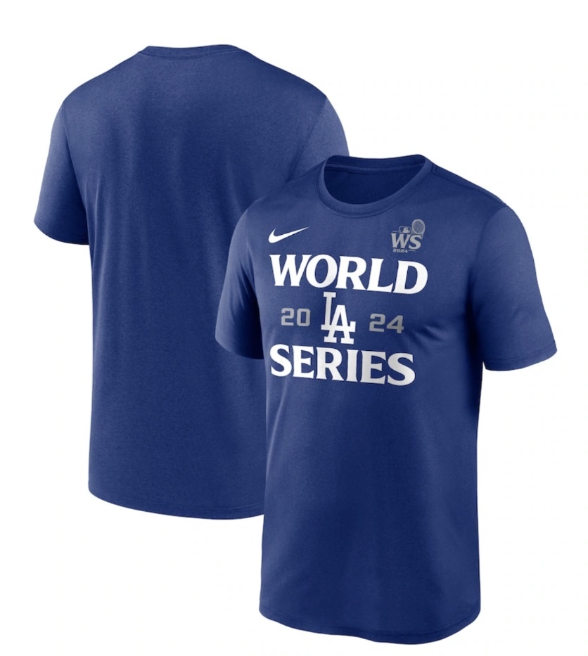 米国発正規品★ドジャース ワールドシリーズ記念Tシャツ 送関込