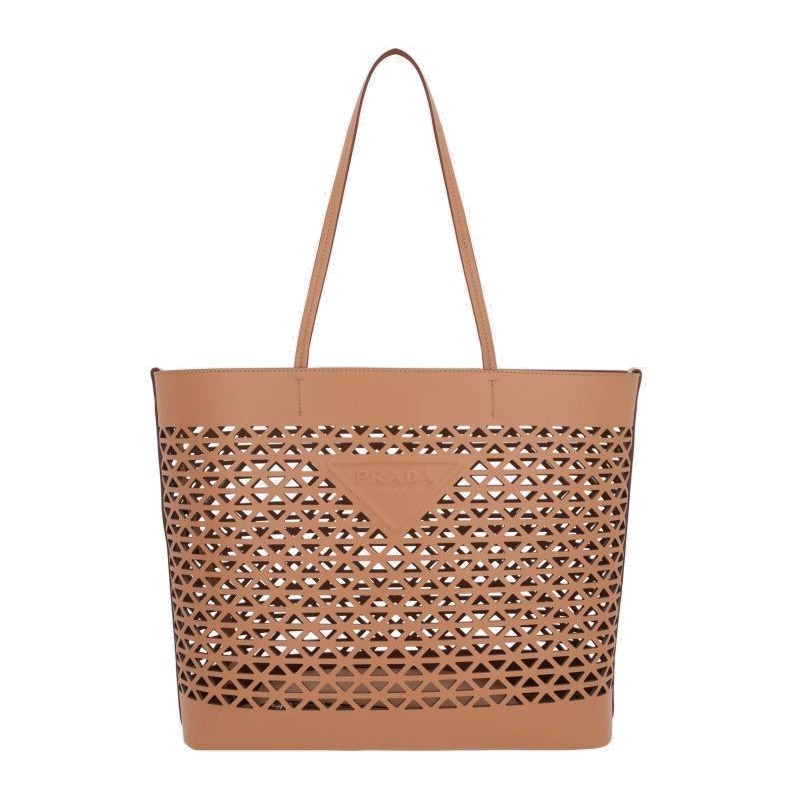 PRADA / レーザーカット ラージ ショッピングバッグ