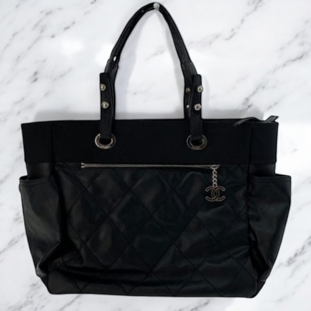 【USED】CHANEL キルティングトートバッグ