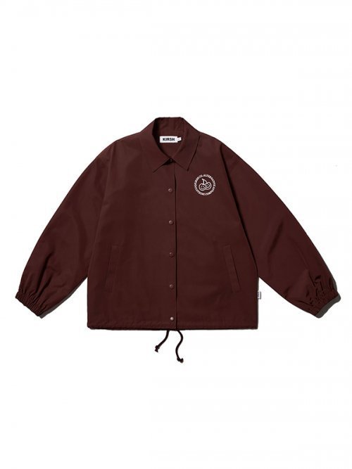 アウターその他 KIRSH Doodle Cherry Coach Jacket KA Burgundy FKPWCUN501M