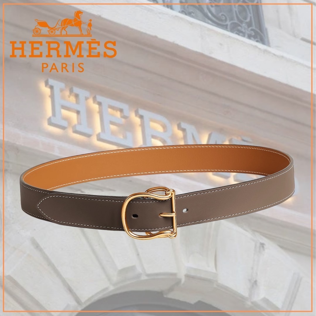 シンプルでおしゃれに着飾る♪【HERMES】《Salto32》 ベルト