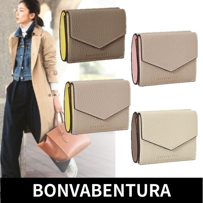 新作【BONAVENTURA】スモール ウォレット シュリンクレザー