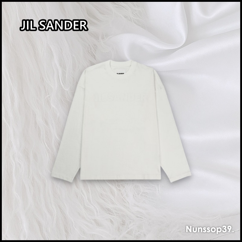《JIL SANDER》 トーンオントーン ロゴ Tシャツ