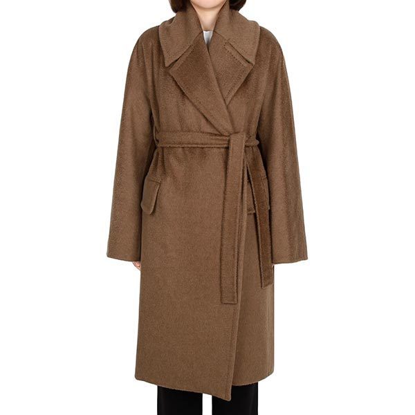 コート MAX MARA 24FW Brown Attuale Wool Cashmere Coat ATTUALE 003