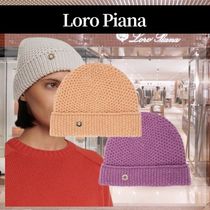 Loro Piana◆ストライプカシミアビーニー Loro Piana(ロロ・ピアーナ)のレディース ニットキャップ