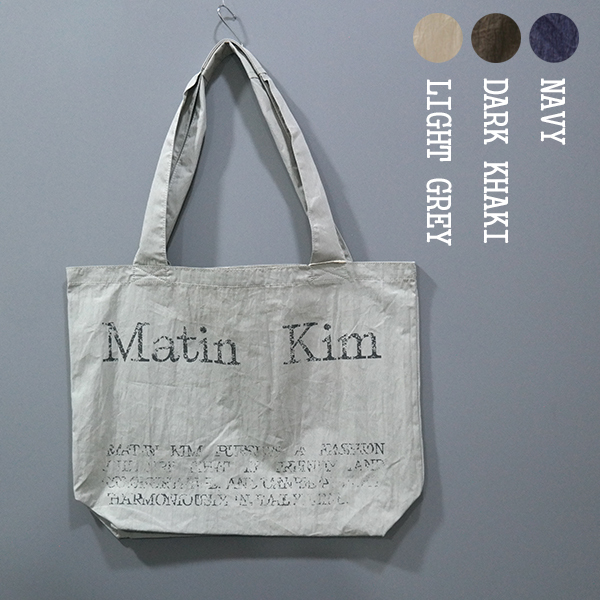【MATIN KIM】MATIN VINTAGE ECOBAG★送料・関税込