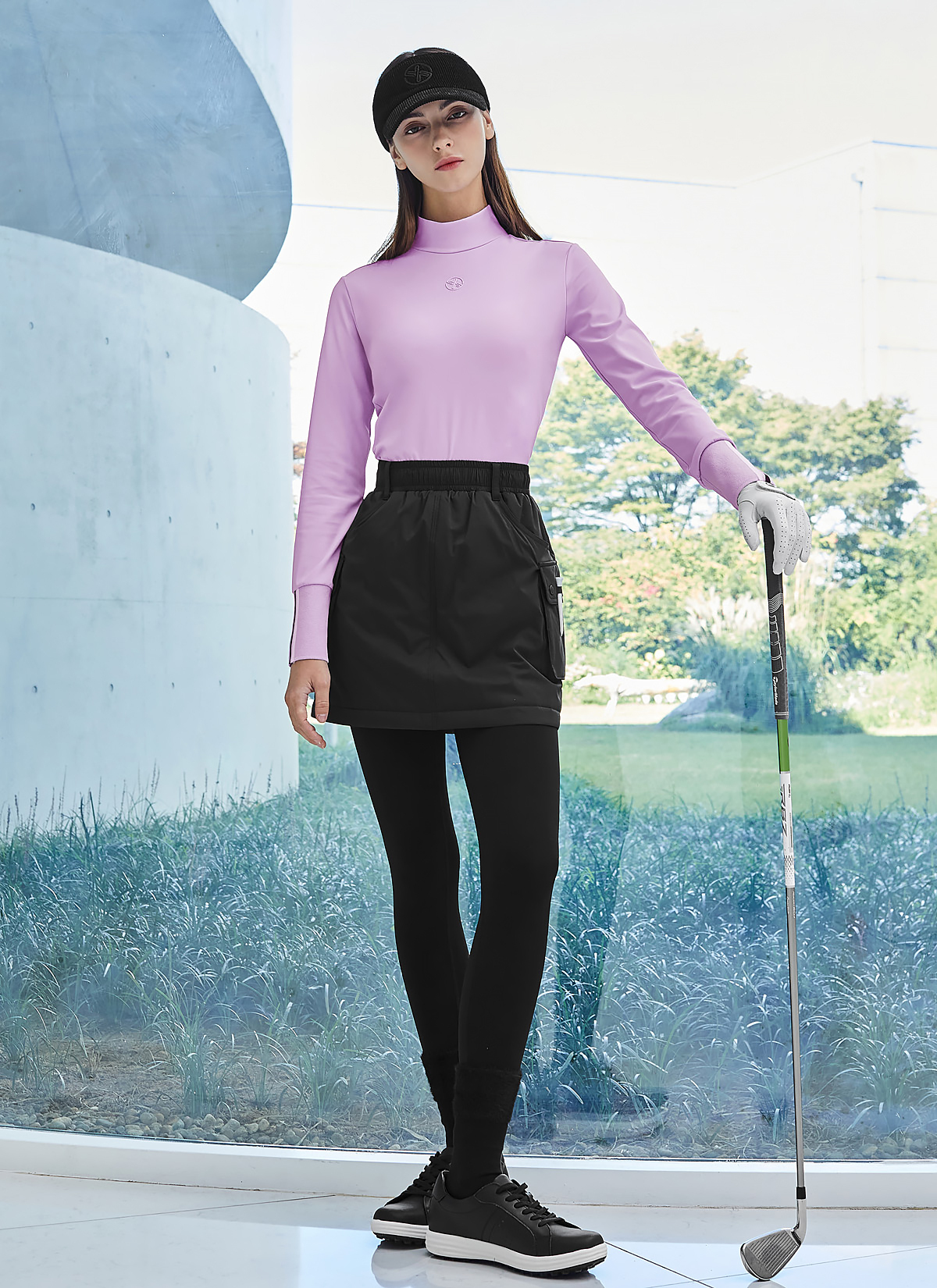 【XEXYMIX GOLF】Out Pocket Padding Short Skirt ■WOMAN XEXYMIX GOLF】Out Pocket Padding Short Skirt □WOMAN