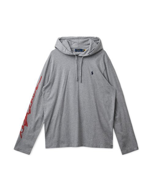 パーカー・フーディ POLO RALPH LAUREN Logo Jersey Hooded Sweatshirt Gray MNPOTSH