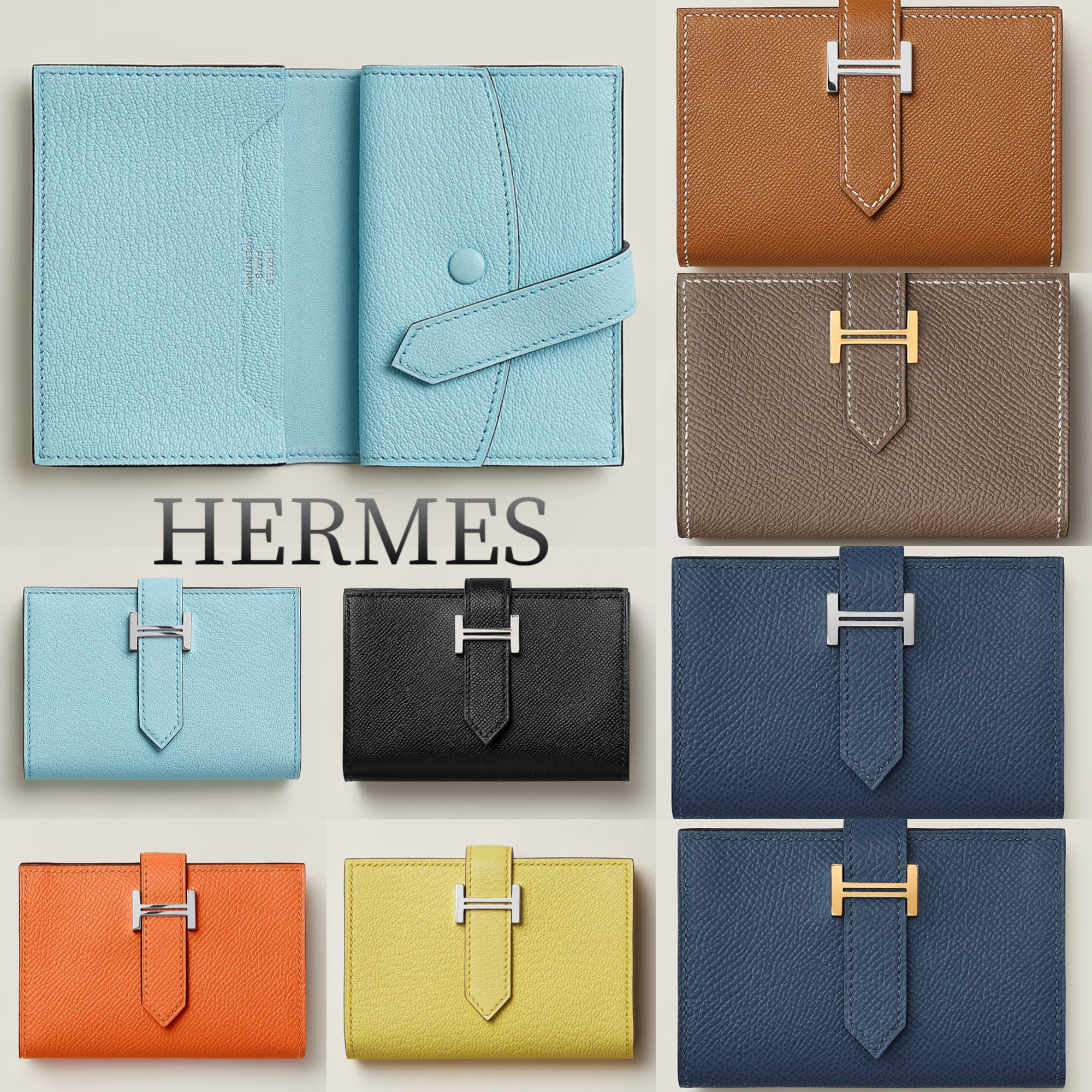 注目アイテム◎【HERMES】ベアンミニ財布