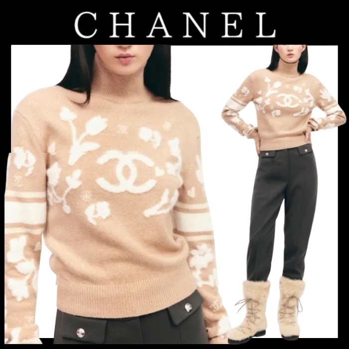 大人可愛いデザインとお洒落カラー♪】CHANEL プルオーバー