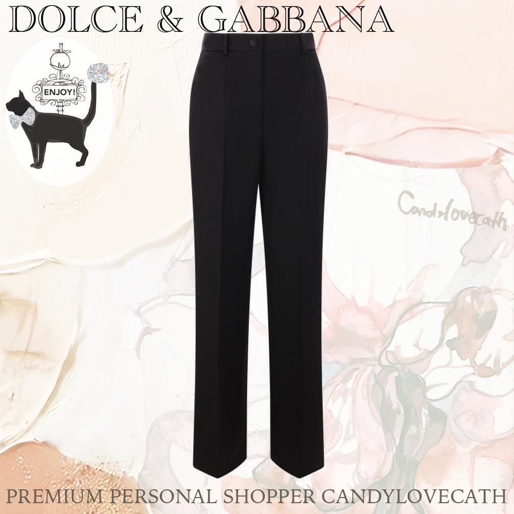 パンツ DOLCE & GABBANA STRAIGHT-LEG GABARDINE TUXEDO TROUSERS