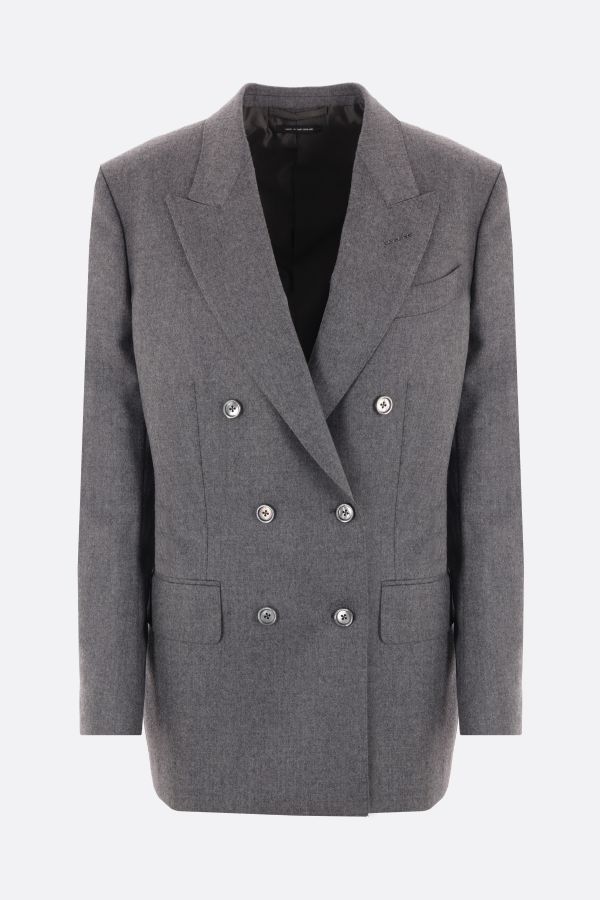 ジャケット TOM FORD DOUBLE-BREASTED WOOL JACKET