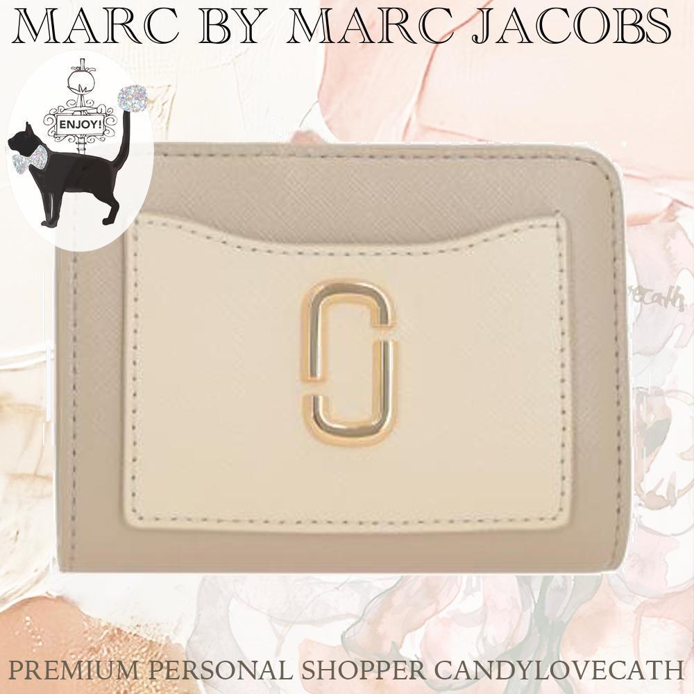 折りたたみ財布 MARC JACOBS THE UTILITY SNAPSHOT MINI COMPACT WALLET