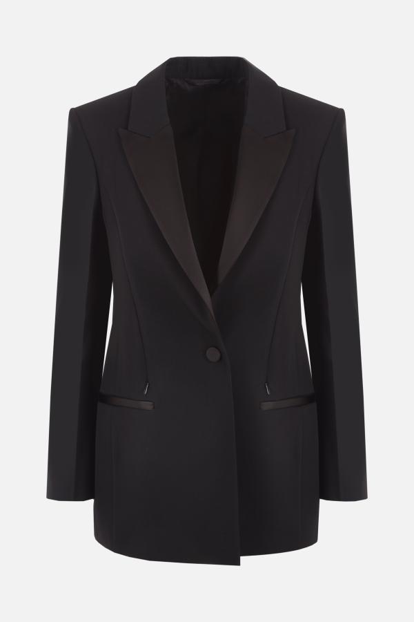 ジャケット GIVENCHY SINGLE-BREASTED GRAIN DE POUDRE TUXEDO JACKET