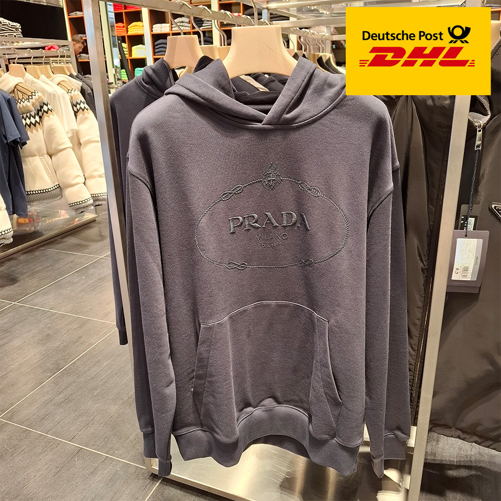 数量限定！EXPRESS便可◎ PRADA フーディ プルオーバー