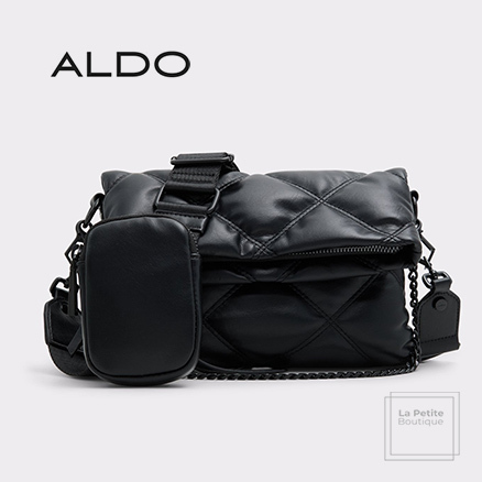 【ALDO】キルト☆Briliix☆外付けポーチ〇2wayショルダーバッグ