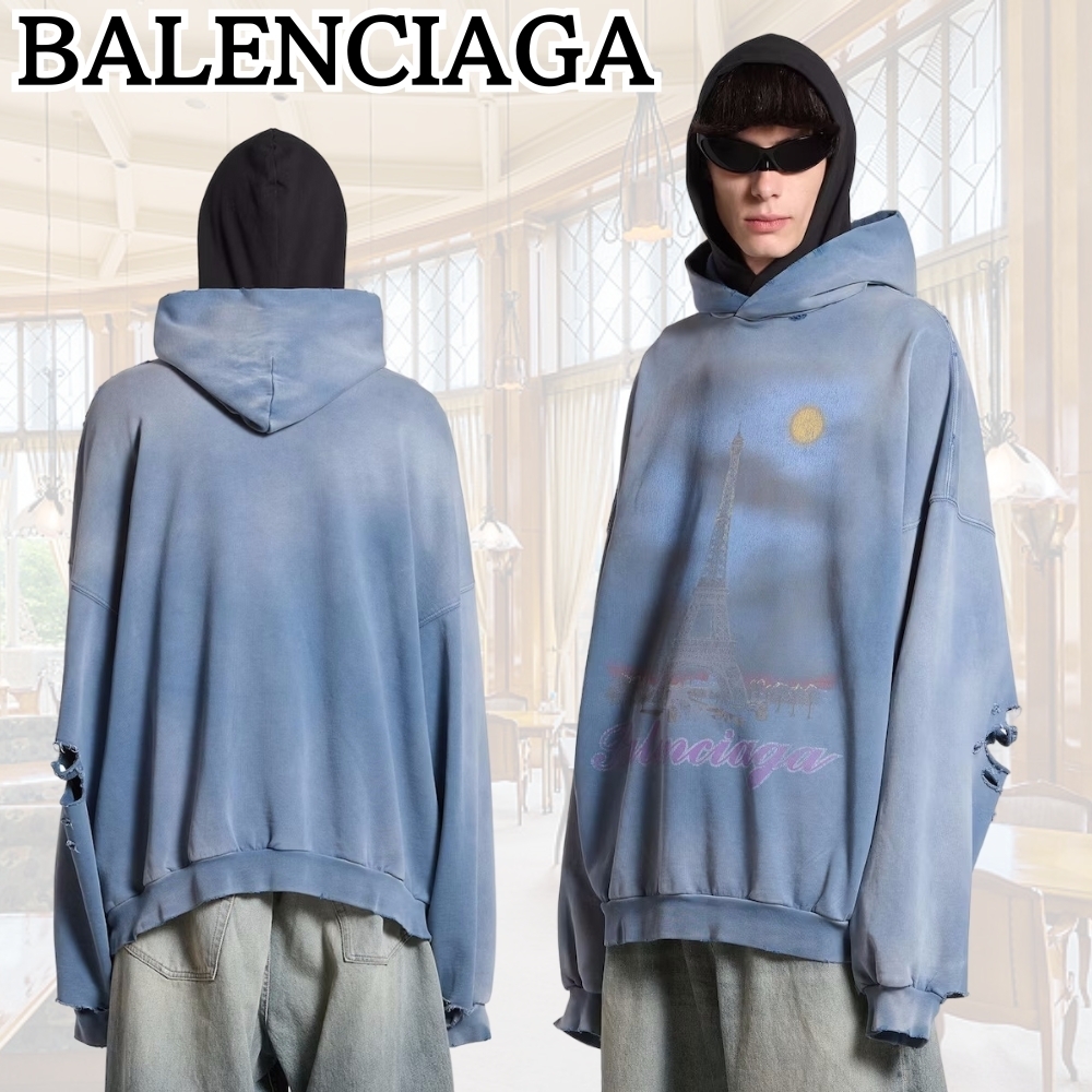 BALENCIAGA*セレブな雰囲気*Paris Moon オーバーサイズ フーディ