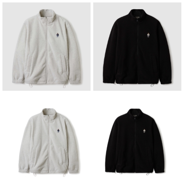 【WHO.A.U】Steve Fleece Zip-up