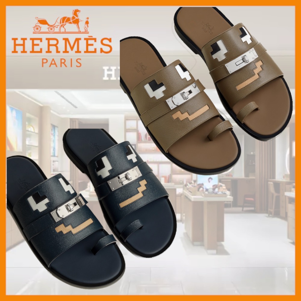 【おしゃれにお出かけしたいときにおすすめ♪】HERMES サンダル