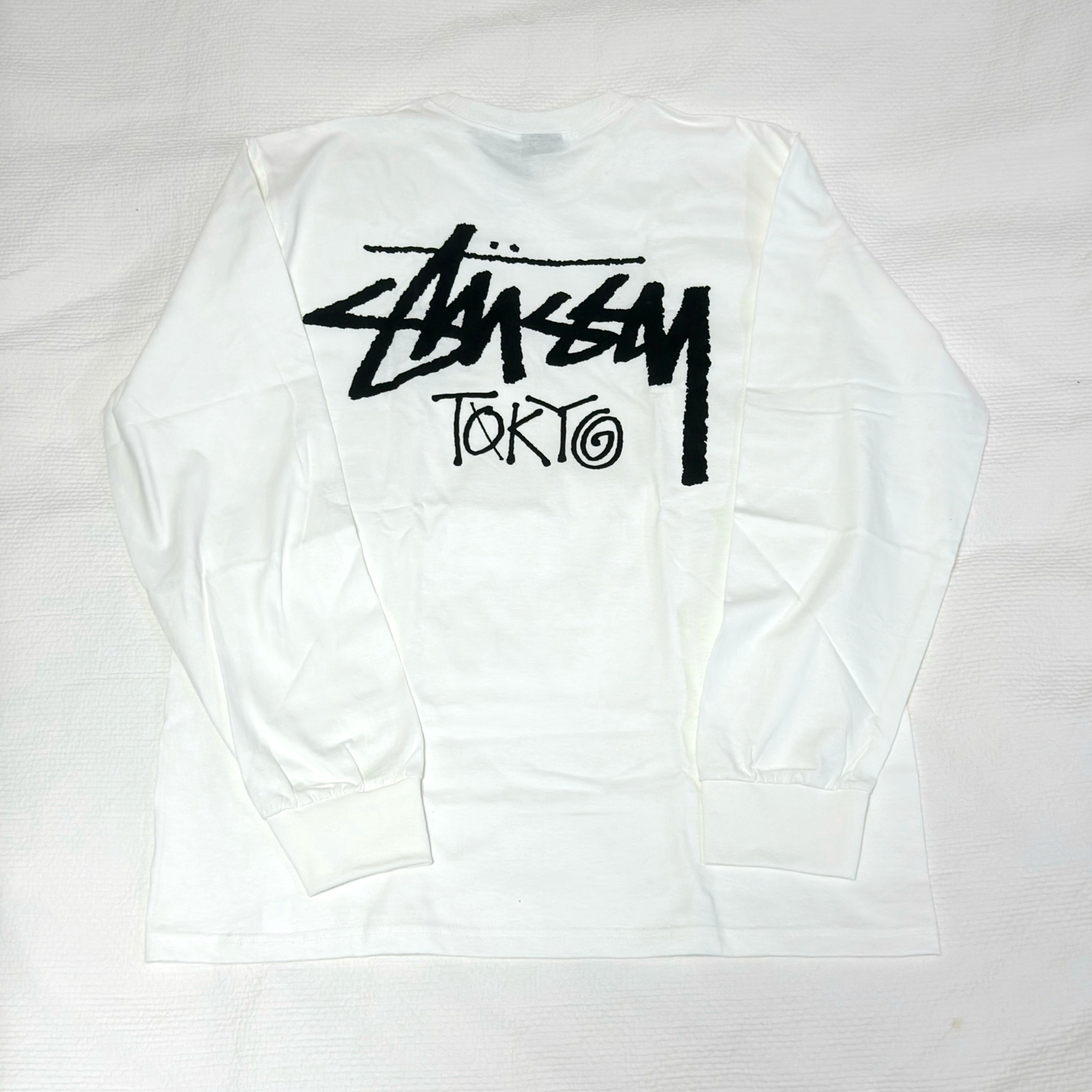 24SS STOCK TOKYO LS TEE BLACK 東京限定ロンT