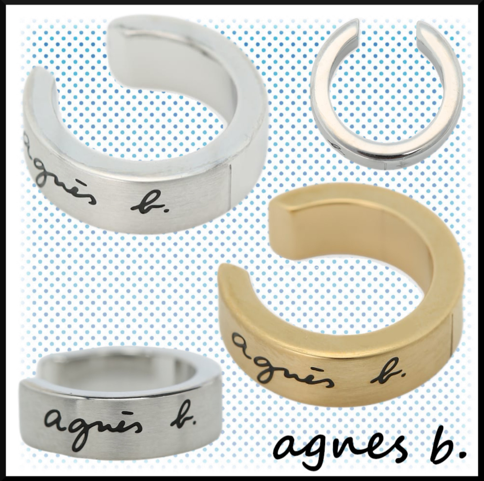 大人気★agnes b. Iconic イヤーカフ★日本限定 ギフトに最適