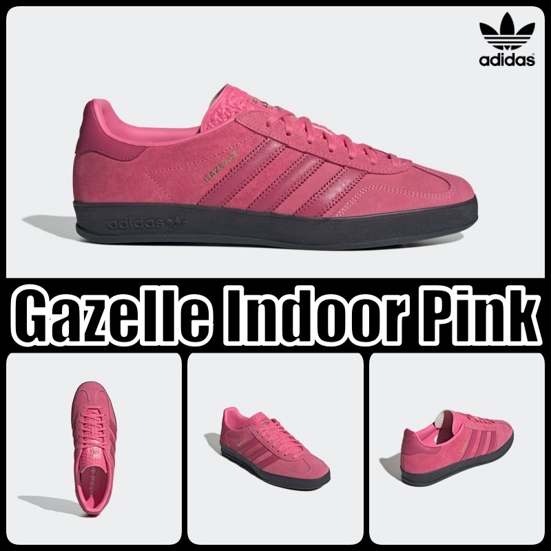 【アディダス】(W) Adidas Gazelle Indoor Pink ★大人気★22-30