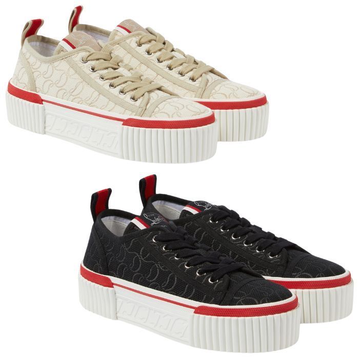 Christian Louboutin★パターン 厚底 スニーカー★関税込