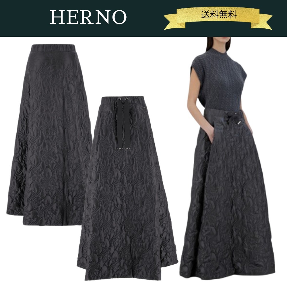 【送料込】HERNO ウルトラライトナイロン スカート