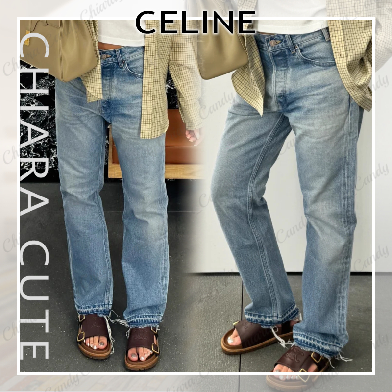 【24AW NEW】CELINE_women/WESLEY エバークリアウォッシュデニム