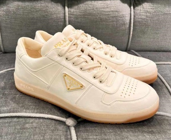 スニーカー PRADA 2EE364_038 DOWN TOWN NAPPA LEATHER SNEAKERS