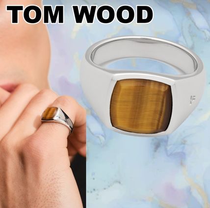 【TOM WOOD】Kay Ring Tiger Eye タイガーアイ シルバーリング TOM WOOD】Kay Ring Tiger Eye タイガーアイ シルバーリング
