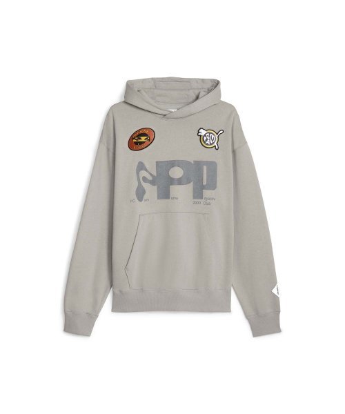 パーカー・フーディ PUMA Puma Perks & Mini Graphic Hooded Sweatshirt Gray 62