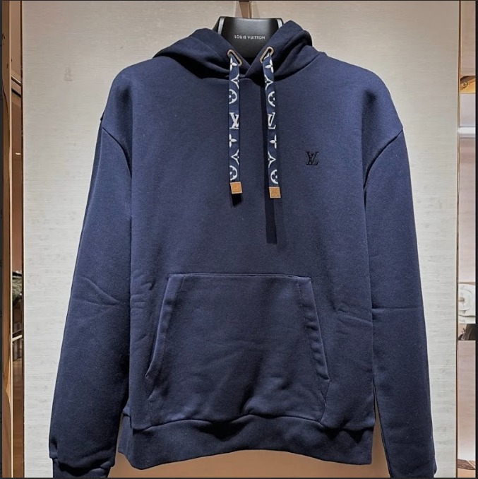 大人気！！【LOUIS VUITTON】LVエンボスドコットンフーディ org.jpg