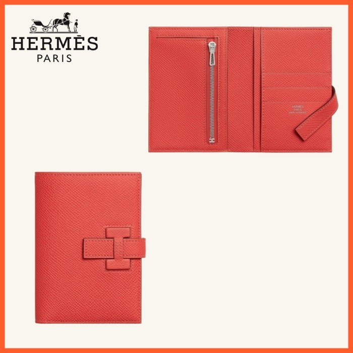 【エレガント】HERMES Portefeuille New H Passant Compact