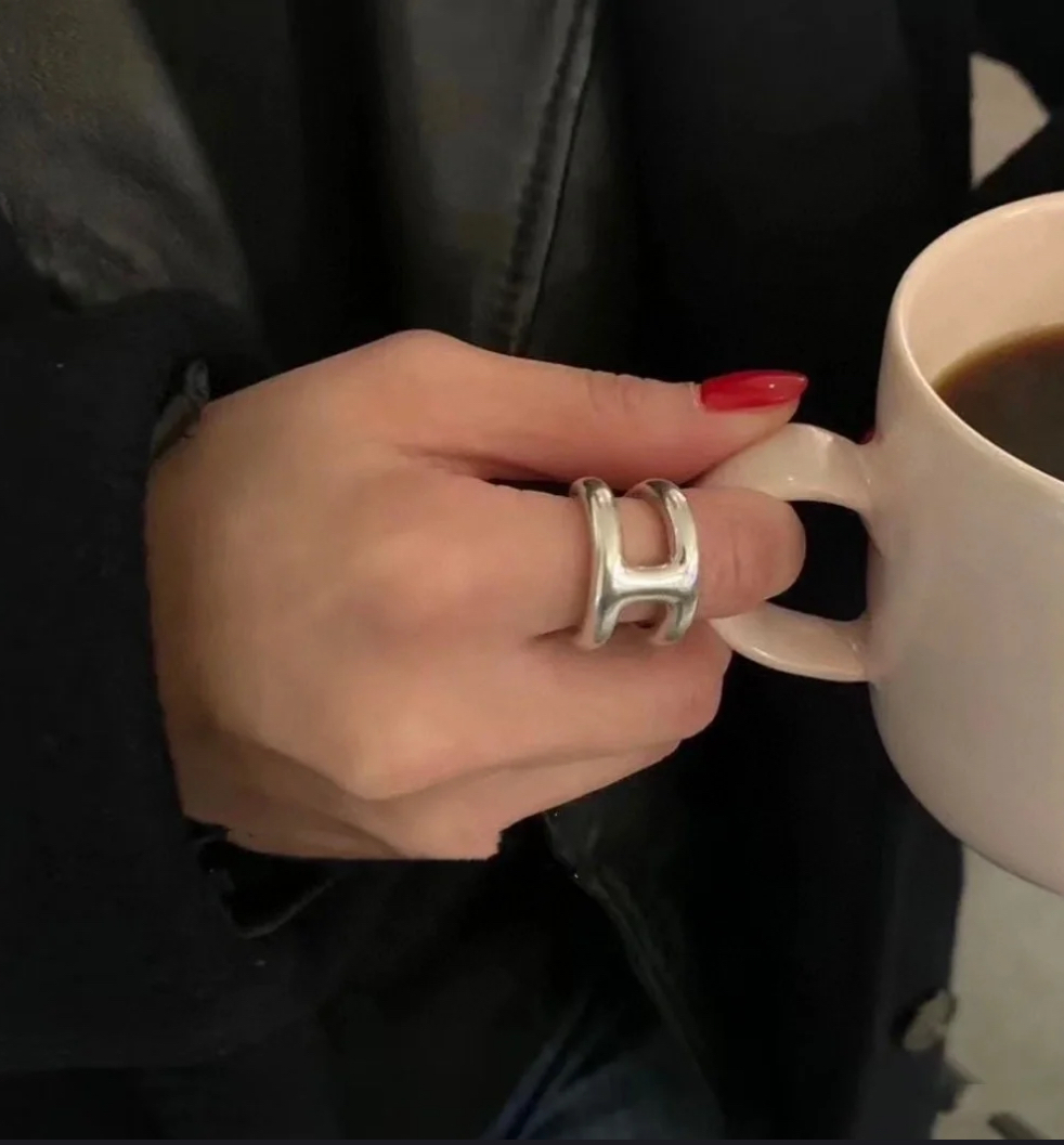 【フランス直輸入】HERMES Osmose ring リング 《オスモズ》 PM
