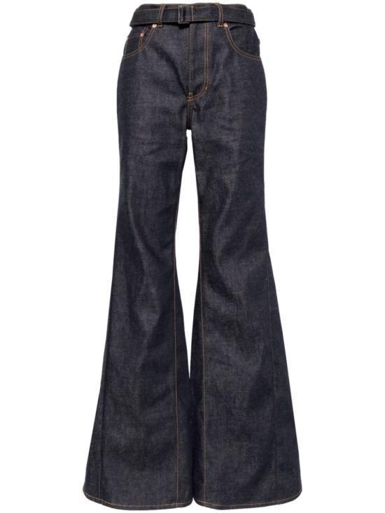 パンツ SACAI Women Shorts  Burmudas 24 07290 401 BLUE
