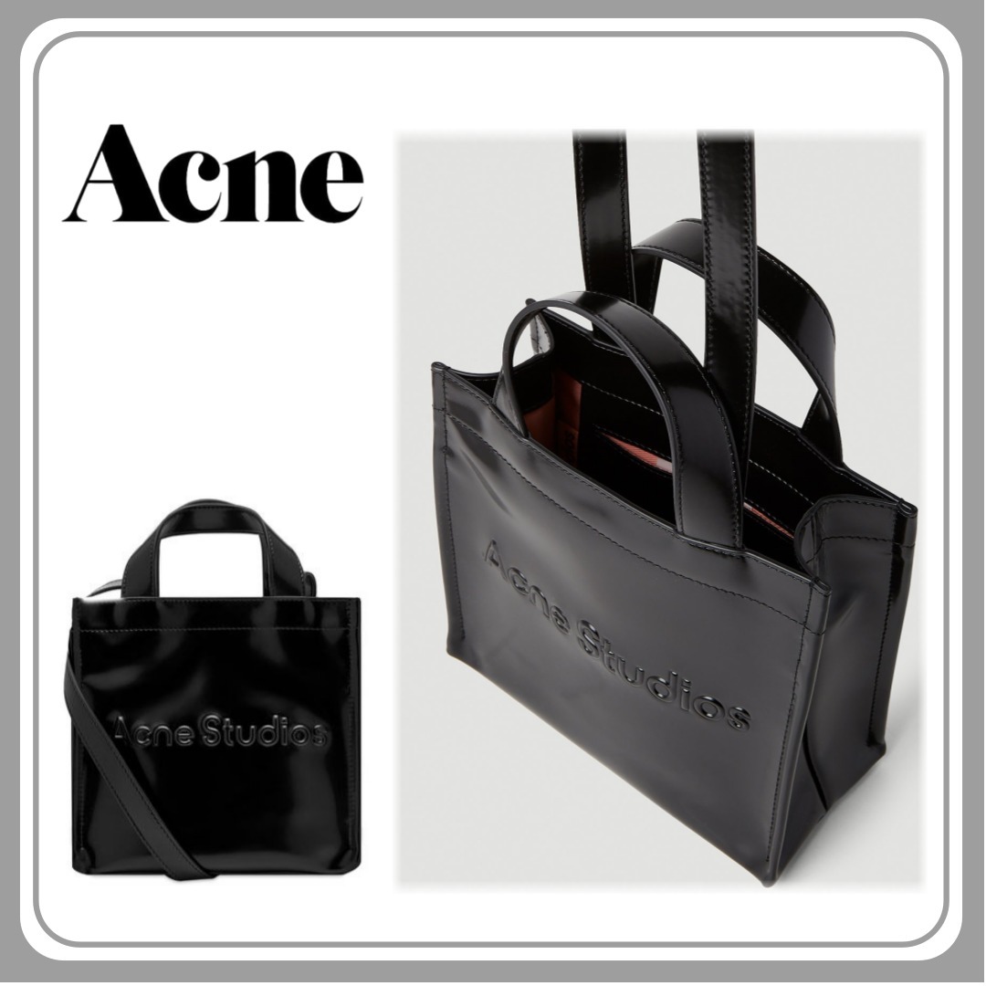 韓国大人気【ACNE STUDIOS】LogoShoulder Tote Bag トートバッグ