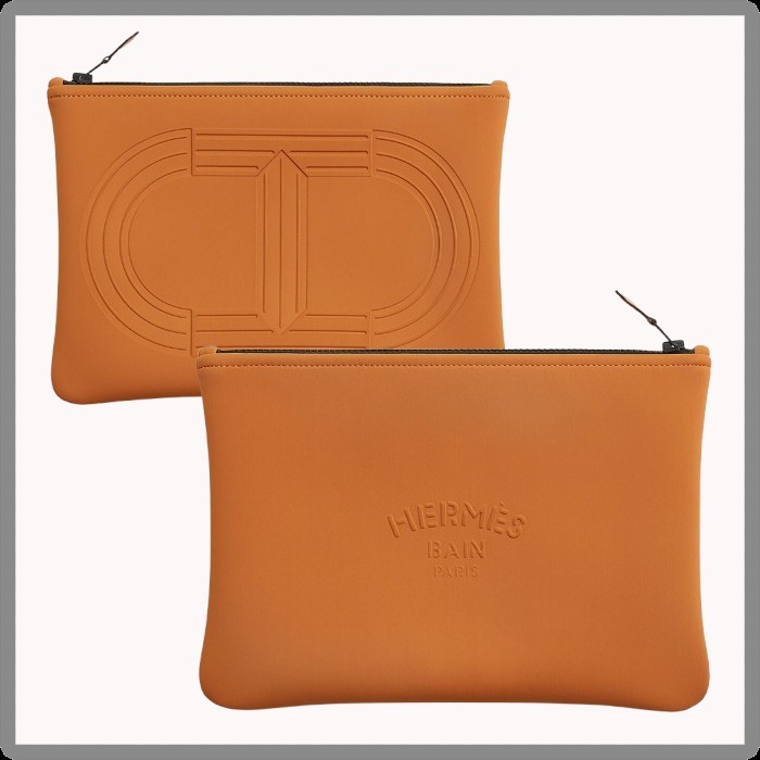 エルメス◆HERMES◆Neobain Maillon Marin ポーチ ミディアム